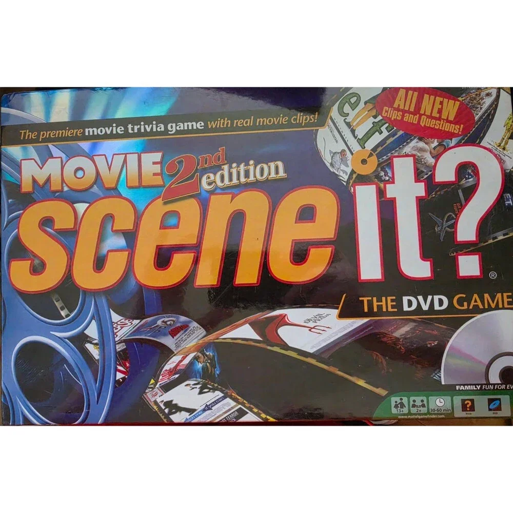 Scene It? Movie 2nd Edition Premier Trivia DVD Board Game BRAND NEW SEALED